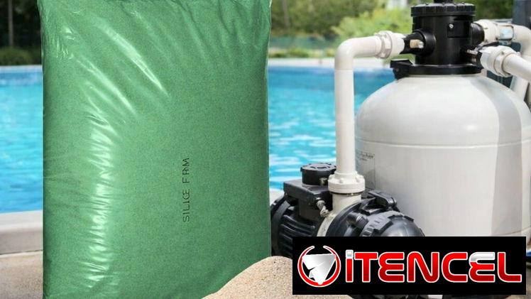 Arena para filtros de piscina