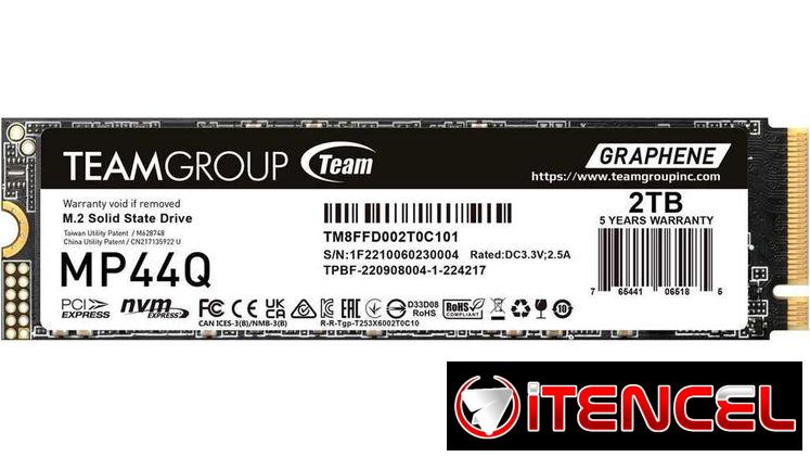 🎮 SSD M.2 Team Group MP44Q 2TB 🎮 7400mbr🔹1024TBW🔹6500mbw🔹PCIe4🔹NVMe🔹UltraM2 📦0km