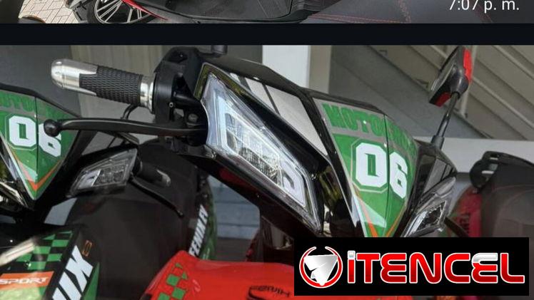 MOTO ELÉCTRICA FÉNIX SPORT    ⚙️ESPECIFICACIONES  • 2000 WATS  • ⁠72 VOLT  • ⁠35 AH  • ⁠Autonomía de 80 KM  •