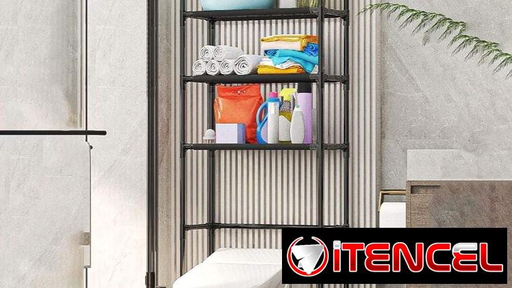 ✨ Mueble Organizador para lavadoras y tazas de baño – Orden y Funcionalidad para tu Hogar.