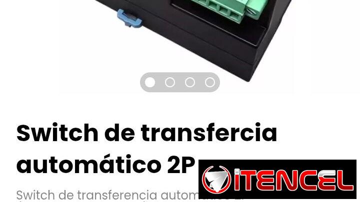 Switch de transfercia automático 2P. Modelo: TOQ7e-100/2