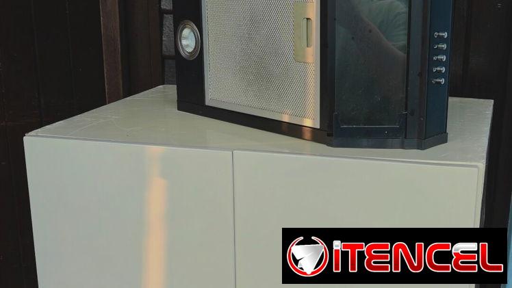 Mueble cocina de campana extractor y microwave microondas con campana de extracción incluida