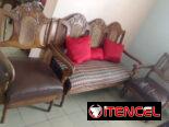✅OFERTA✅ JUEGO SALA DE CAOBA DE USO EN 90 USD O AL CAMBIO