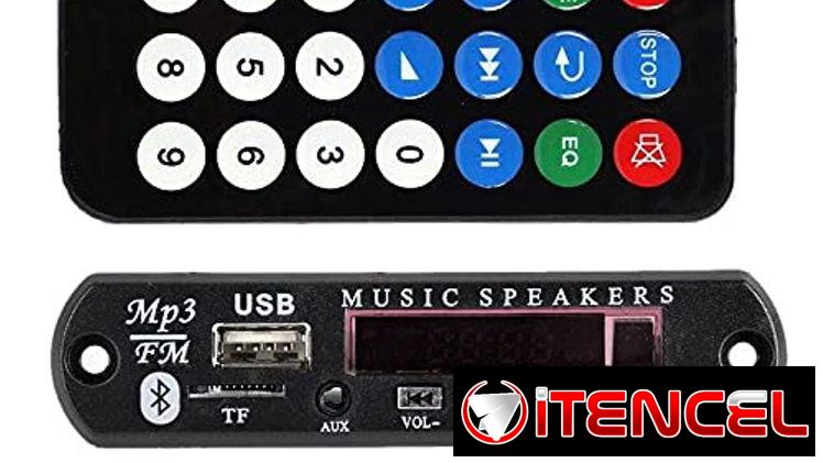 Reproductora MP3 sirve para carro , motos y  equipos de musica tiene para  blutu, memoria usb y tarjetica