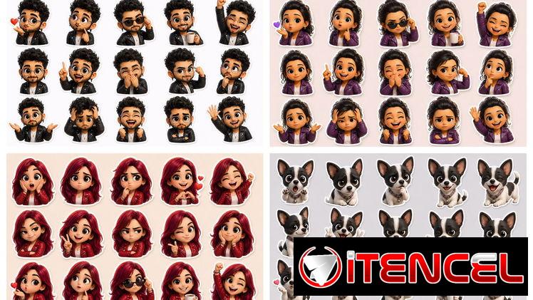 Pack de stickers personalizados para WhatsApp