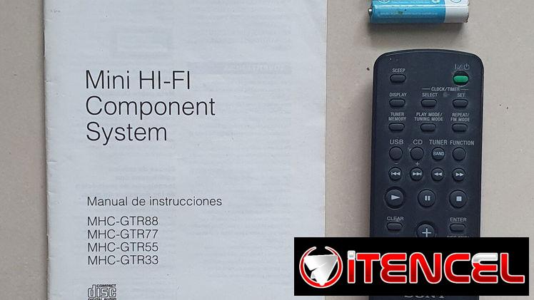 Equipo SONY de musica o mini componente.