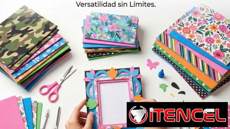 Pliegos de Foami Escharchados, Lisos, Estampados ✨ Aceptamos pago por transferencia 💳