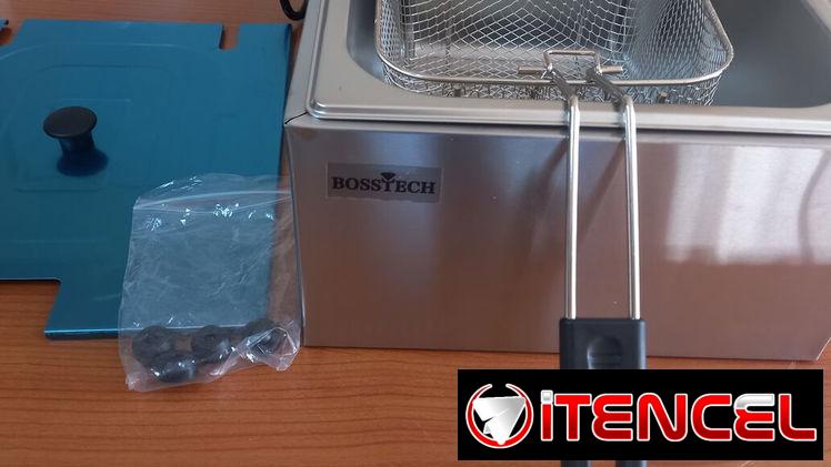 🍤 FREIDORA ELÉCTRICA 🍤 INDUSTRIAL BOSS TECH 10 LITROS🍤. MENSAJERÍA CON FACTURA Y GARANTÍA. TL 54833699