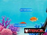 Juego de buceo , máscara de cristal templado y snorkel