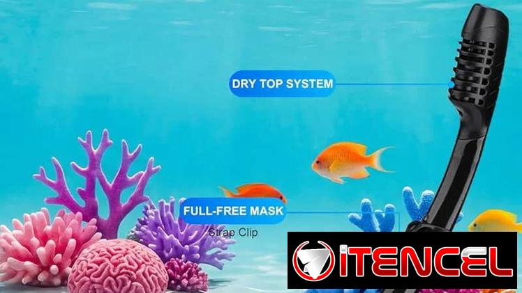 Juego de buceo , máscara de cristal templado y snorkel