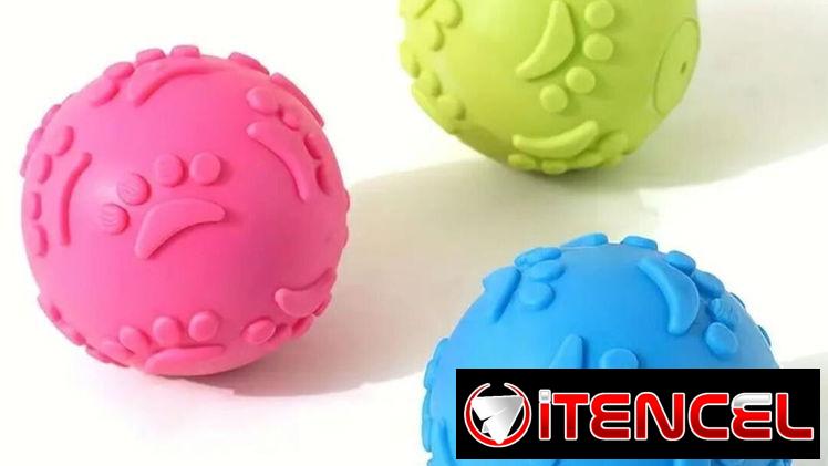 Pelotas de caucho con pito