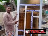 Puertas de aluminio, Paños fijos. Ventanas, ventanales, Closet de espejos,bajos de meseta