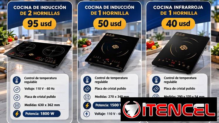 Cocinas de inducción e infrarrojo