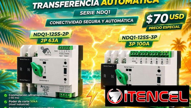 Transfe automático de 2 y 3 polos a 80 USD (Whatsap: 52793371)