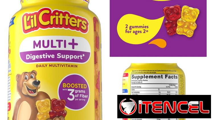 Multivitaminas para niños con apoyo digestivo 90 gomitas pomo sellado