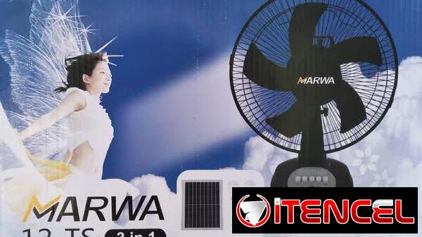 Ventilador Recargable Solar De Mesa