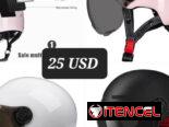 Cascos de moto semi integrales con pantalla de protección