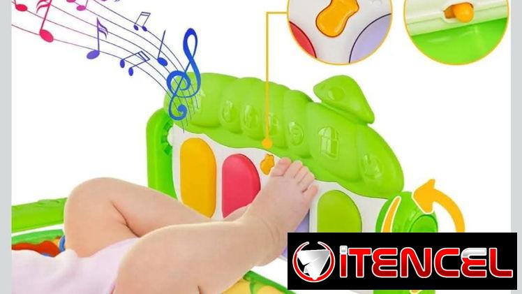 Gimnasio De Juegos Para Bebes. Incluye Manta de Juego. Piano con 3 Sonidos. Arco con 5 Accesorios colgantes. Nuevo! 0km!