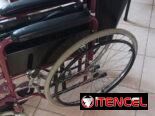 Cama fowler y silla de ruedas