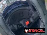 Casco para su moto Profesional cerrado con doble visera. Certificado! Rojo y negro. Con tomas de aire!!