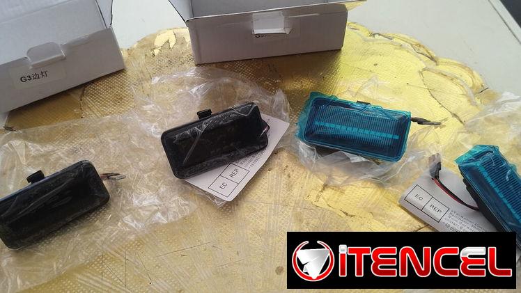 Joyitas intermitentes laterales de VW Jetta, golf, mk2, Passat B3, sest Toledo otros modelos. Luz led dinámica q corre