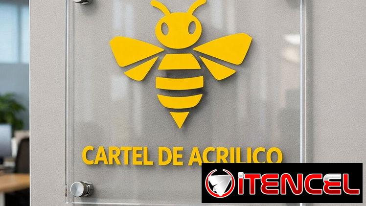 Cartel cuadrado de acrílico