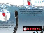 Máscara y Snorkel de bucear/ cristal templado anti empañó