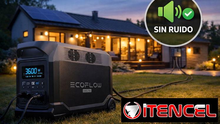 EcoFlow  Suficiente potencia para todo su hogar sin ruido q moleste a sus vecinos. Mensajería incluida en muchos casos.