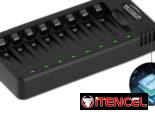 – Cargador inteligente BEVIGOR  8 baterias recargables incluidas(4AAA+4AA)