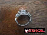 Vendo anillo de plata cifrado con piedra venturina