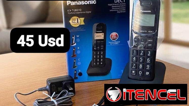 TELEFONO INALAMBRICO DE UNA BASE PANASONIC, Garantía de 15 días, Entrega por un mínimo costo adicional para toda La Haba