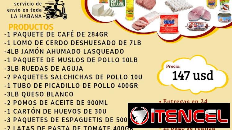 Combos de comida con entrega en toda La Habana – desde 47 USD (Kinetica)