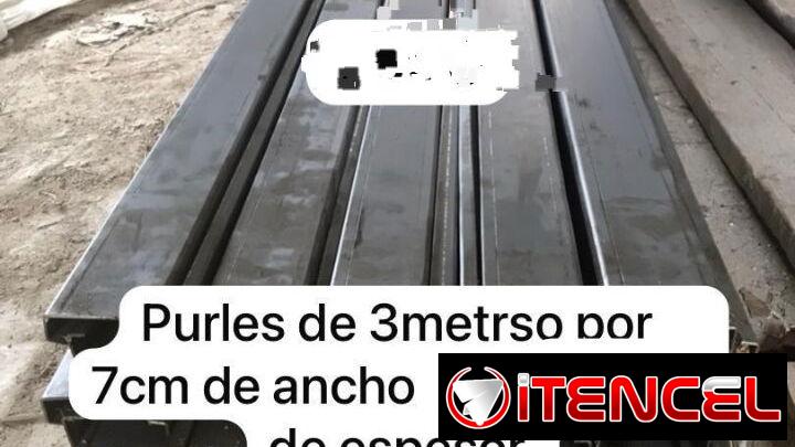 Purles de 3 metros x 7 cm de ancho 3 mml de grossol