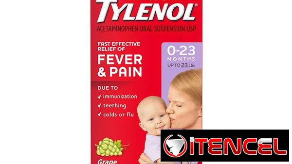 Tylenol para infantes de 0-23 meses sabor uva