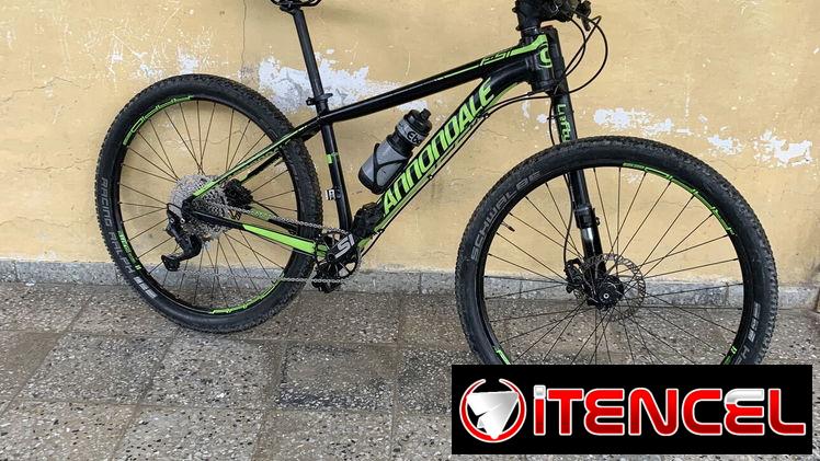 Cannondale Lefty 2.0. También se cambia