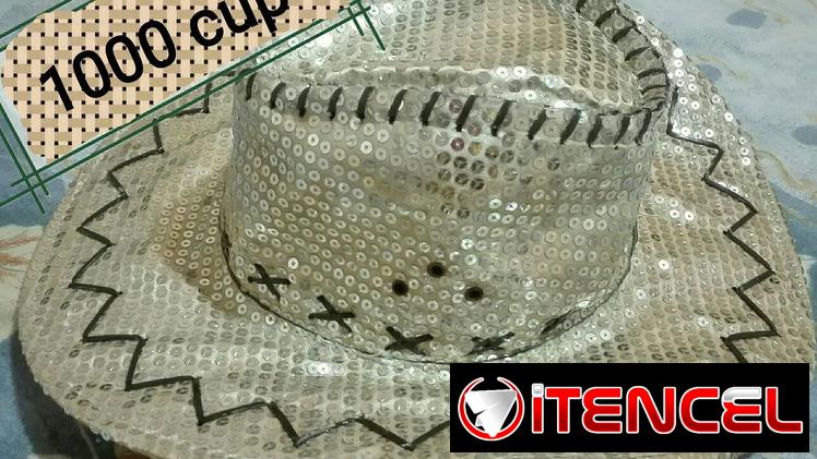 Sombrero buen estado con lentejuelas