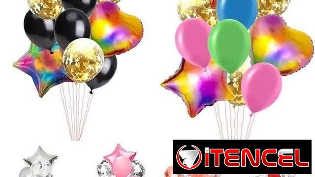 Fiesta, Cumpleaños, Globos, Confeti, Cortina, Manteles