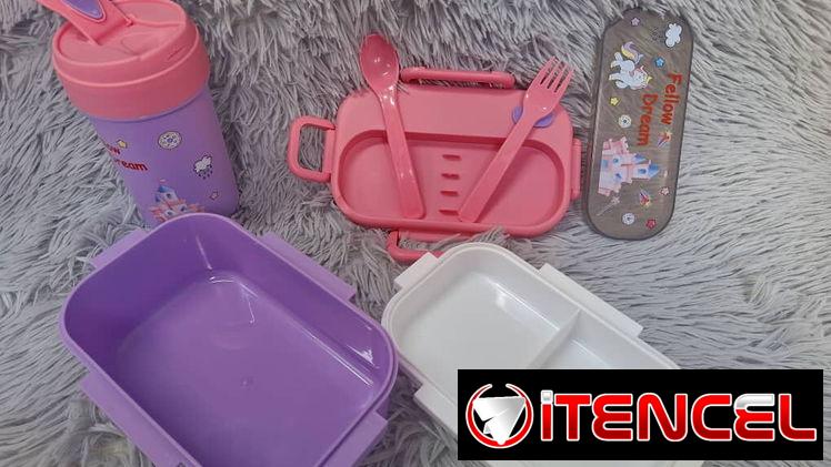 Set de lonchera para niños con pomo