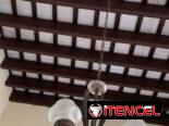 Lámpara antigua de bronce