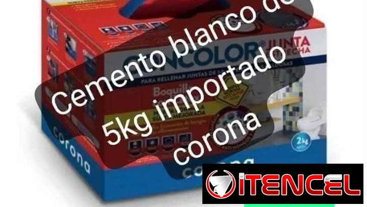 Cemento blanco de 5 kg, importados