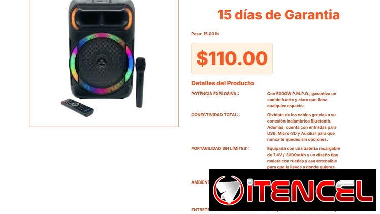 Speaker Royal RBT2540-12T de 12″ con Sonido Explosivo de 5000W Pro VPT#-0294