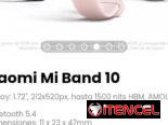 Xiaomi Mi Band 10. Versión global. En blanco, rosa y negro