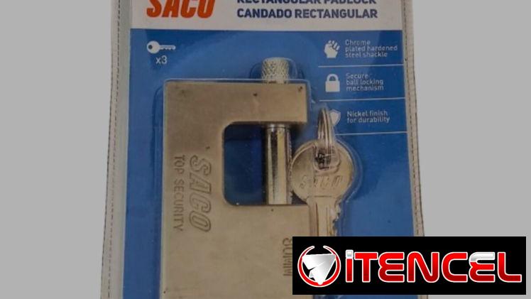 Candado de acero antirrobo cerradura de seguridad