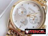 CITIZEN ECODRIVE SPORT CASUAL (FD2052-58A) DE MUJER  , 38MM EN ACERO INOXIDABLE COLOR DORADO , NUEVO A ESTRENAR 58049738