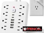 Enchufe de Pared Multifuncional 17-en-1. (5 pies ) | videojuegoshabana.com
