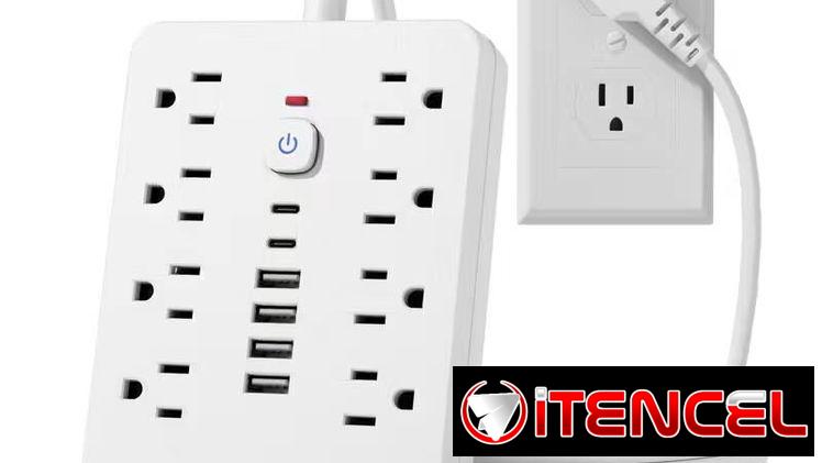 Enchufe de Pared Multifuncional 17-en-1  (5 pies )