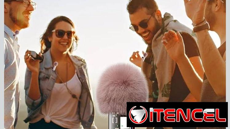 Micrófono profesional de creador de contenido