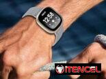 Paquete de 2 correas deportivas de silicona para Fitbit Versa y Sense