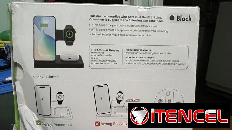 Estación de carga Plegable 3 en 1 multi sistema (iPhone y Android) muy buena calidad