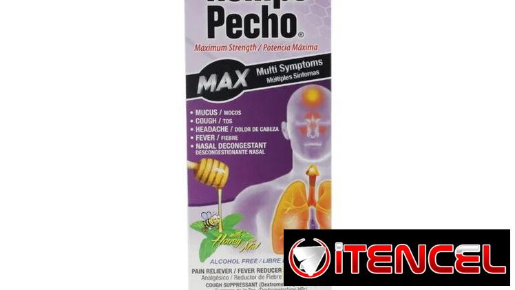 Rompe Pecho Max Jarabe para la Tos de Máxima Potencia y Múltiples Síntomas, sin Alcohol, 8 oz